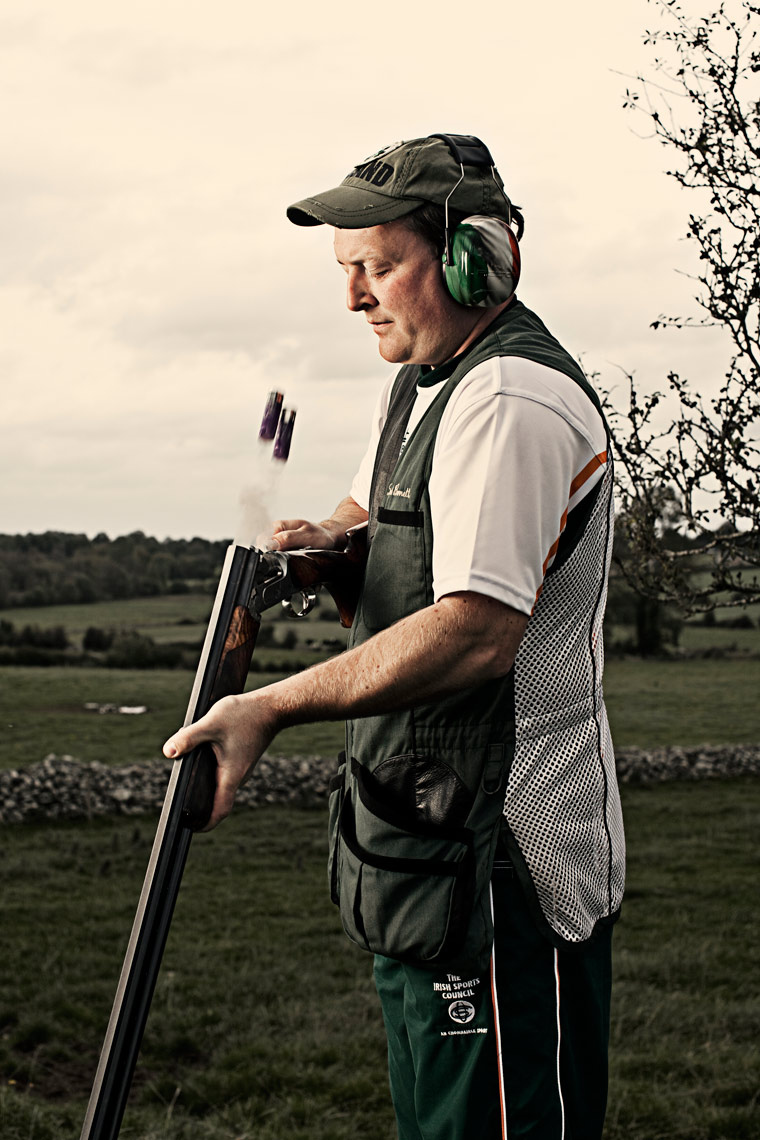 athlete portraits: derek burnett Irish olympic shooter
