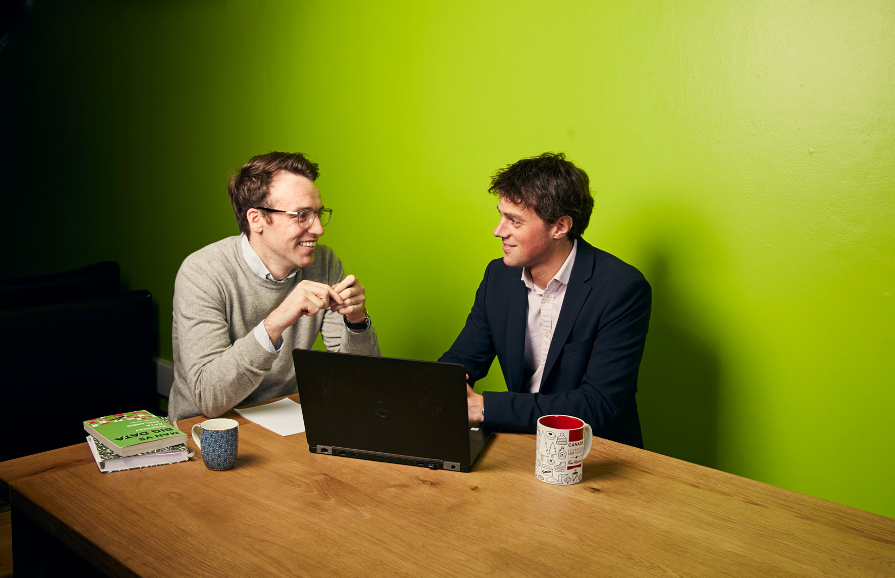 business photography: Equiratings  business owners chat 