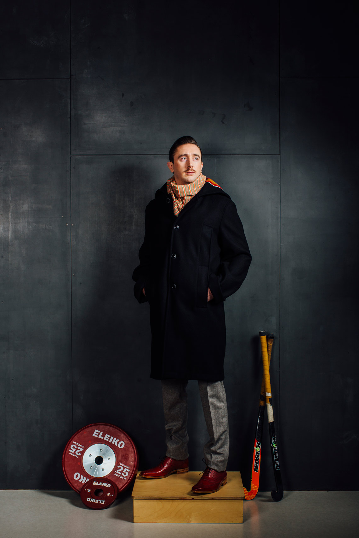 portrait photography: david fitzgerald irish hockey player
