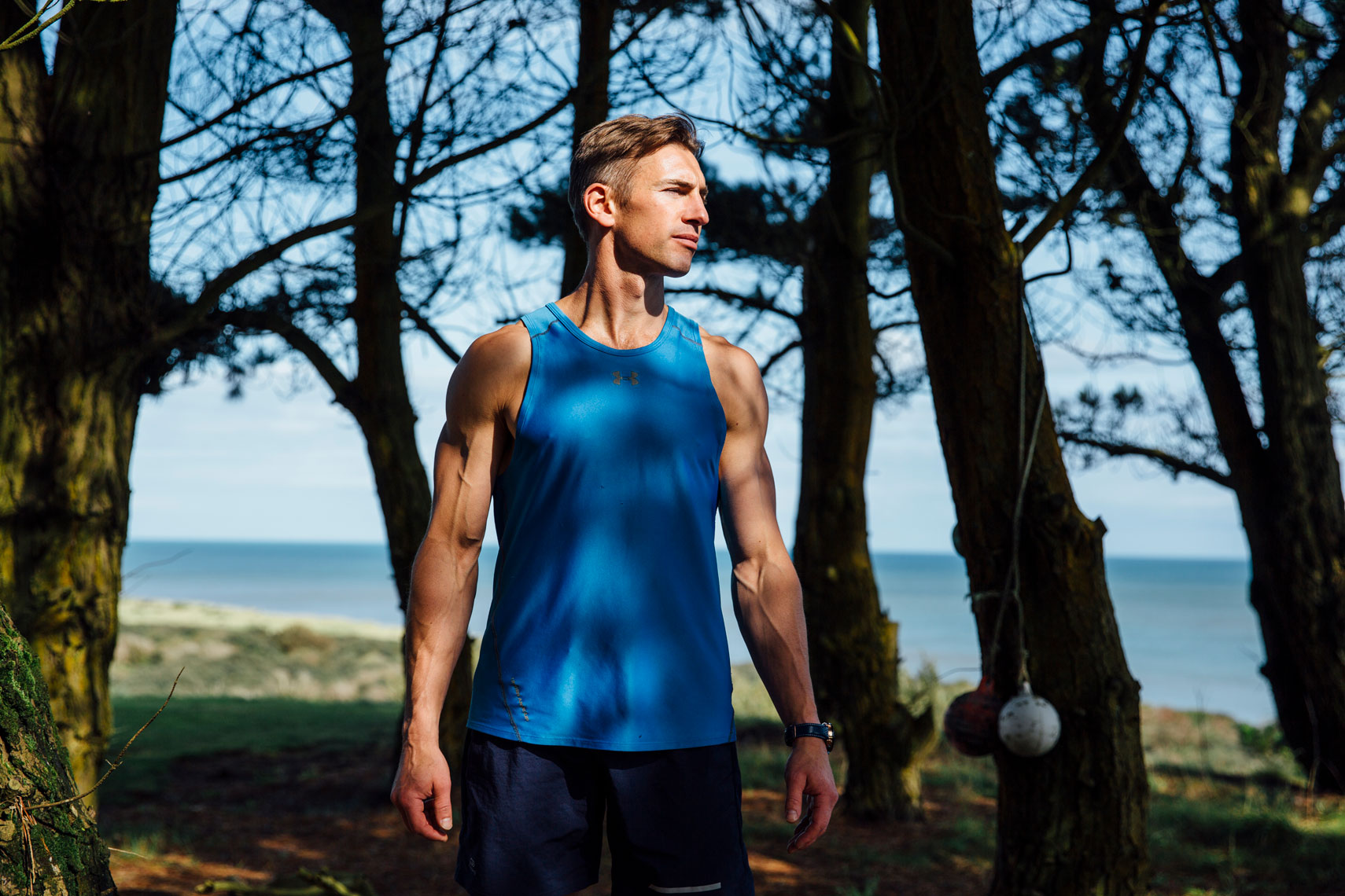  athlete portraits:  getting focussed for training 
