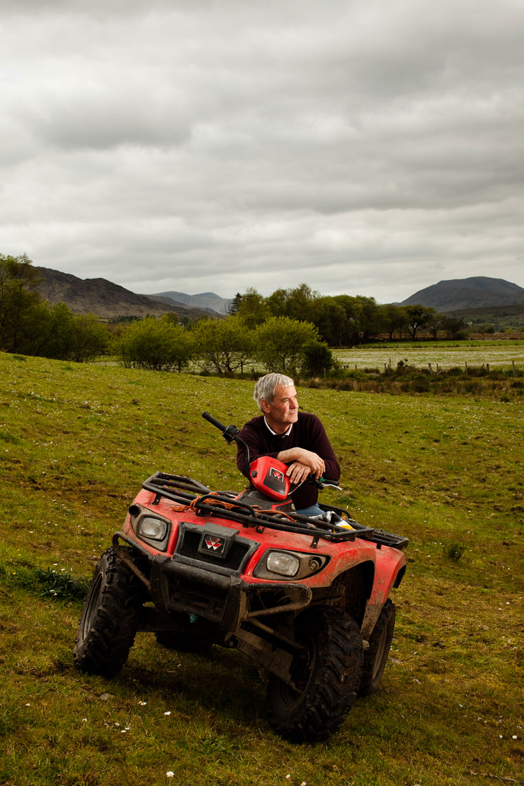 environmental photography: best farmer portraits on a quad