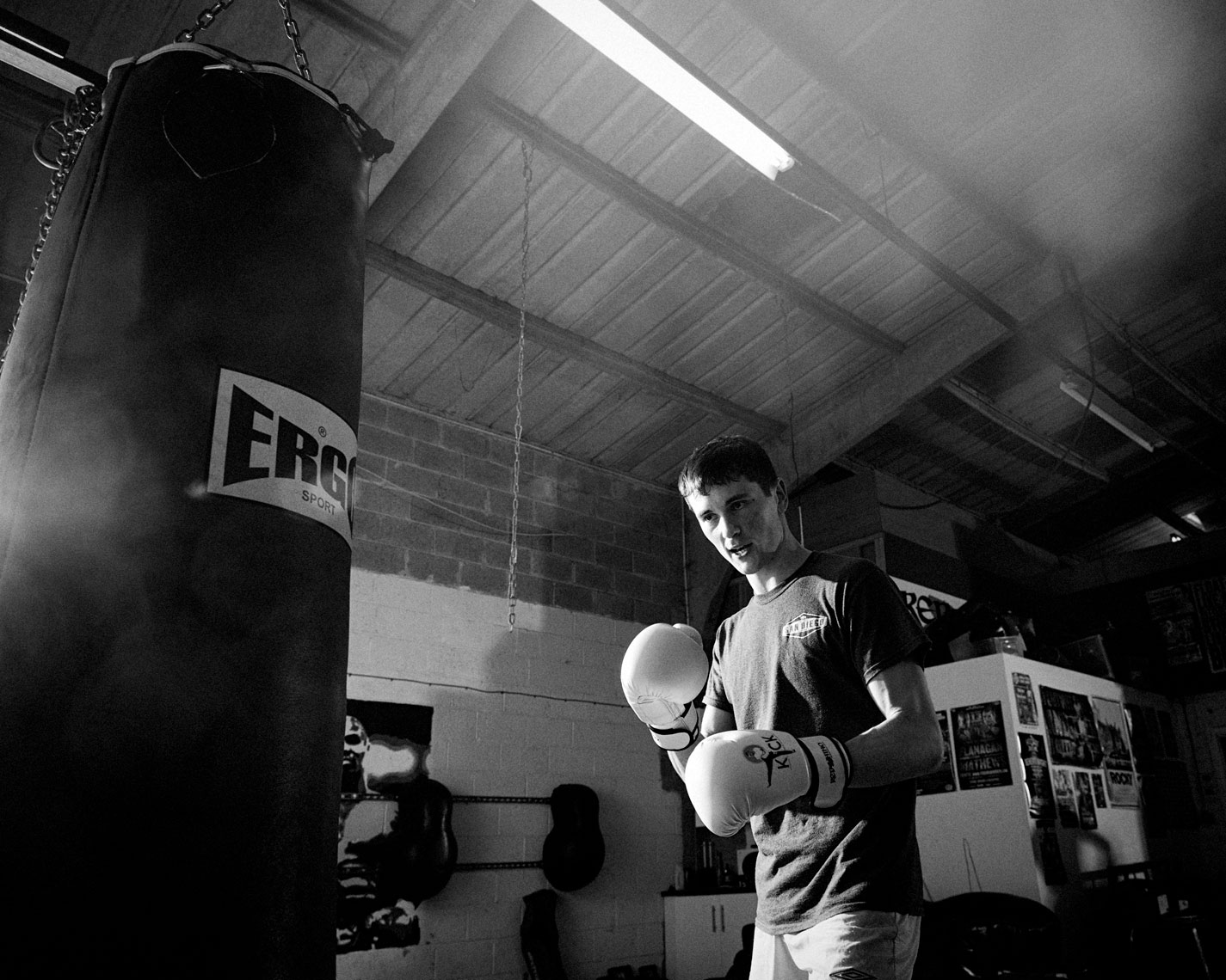 sports action: a photo series on young kickboxers