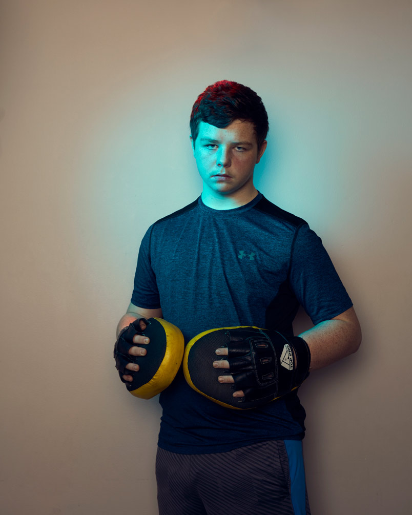 best photographers: kick boxer photo series