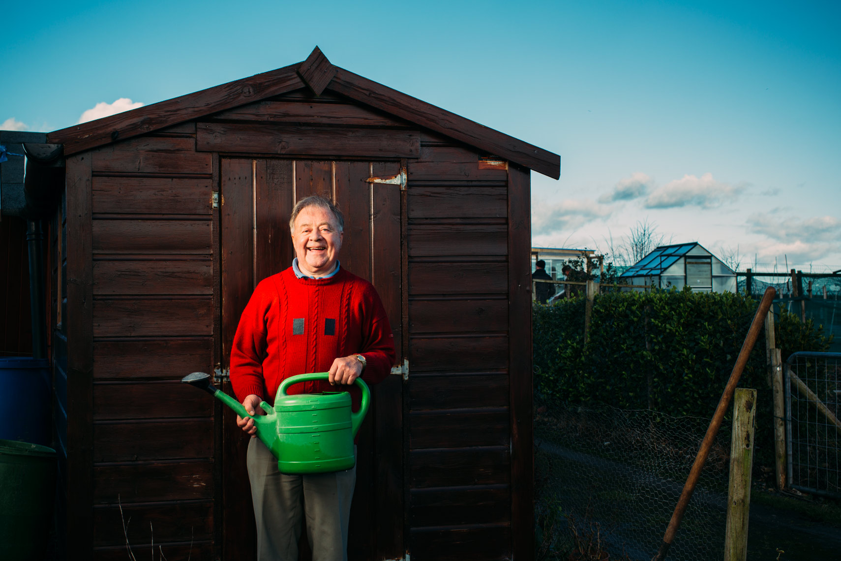 environmental photography: happy gardening life