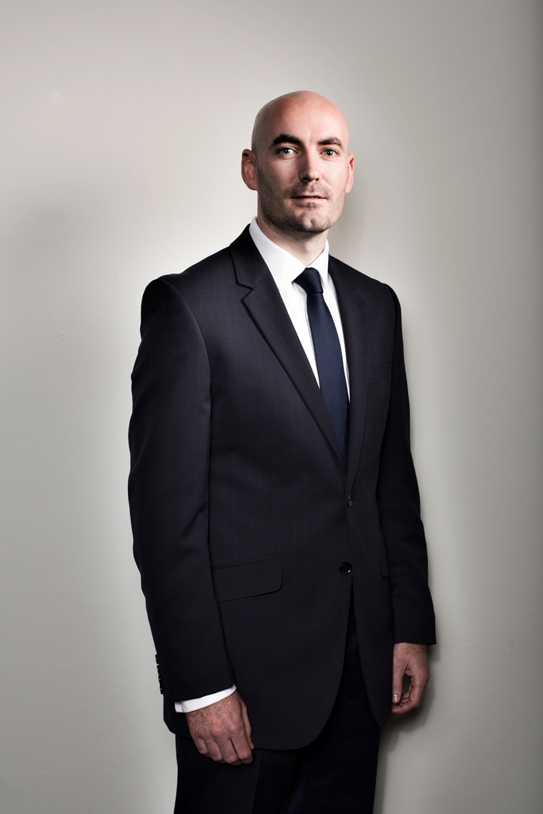 corporate portrait: man in business suit