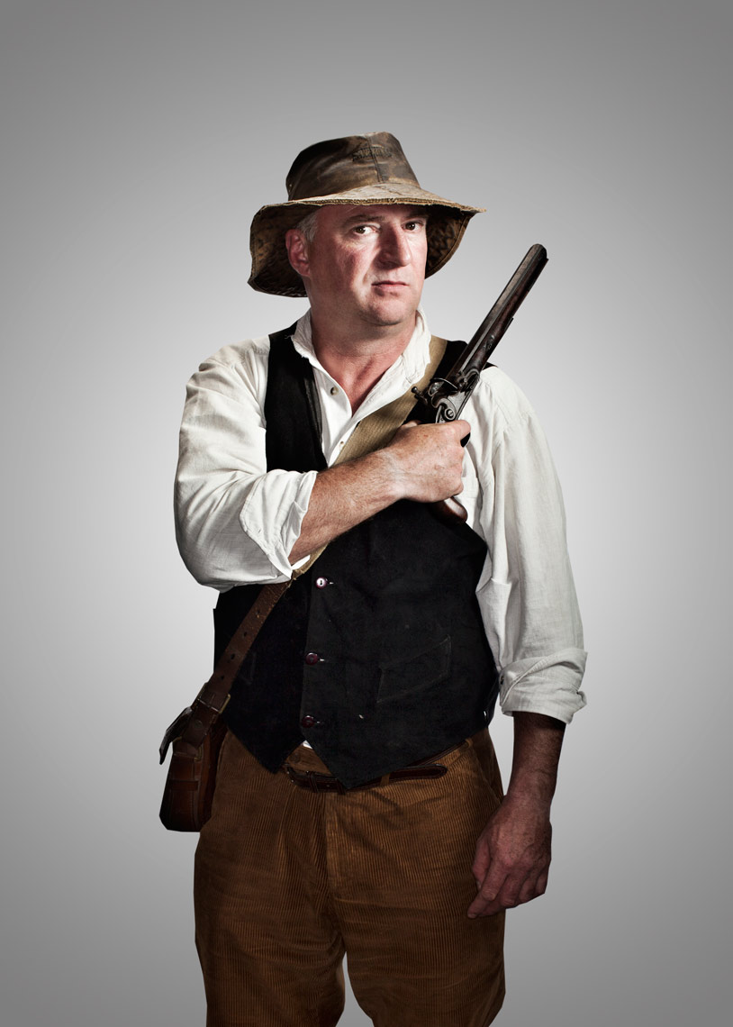 photography portraits: a photo series on a combat reenactment