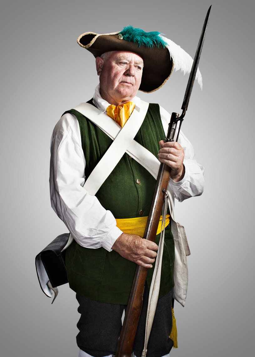photography portraits: a photo series on an historical reenactment