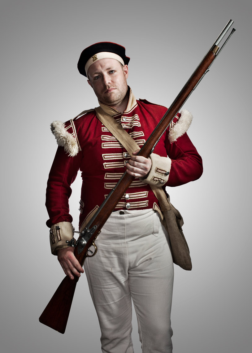 best portrait photography: an historical battle reenactment