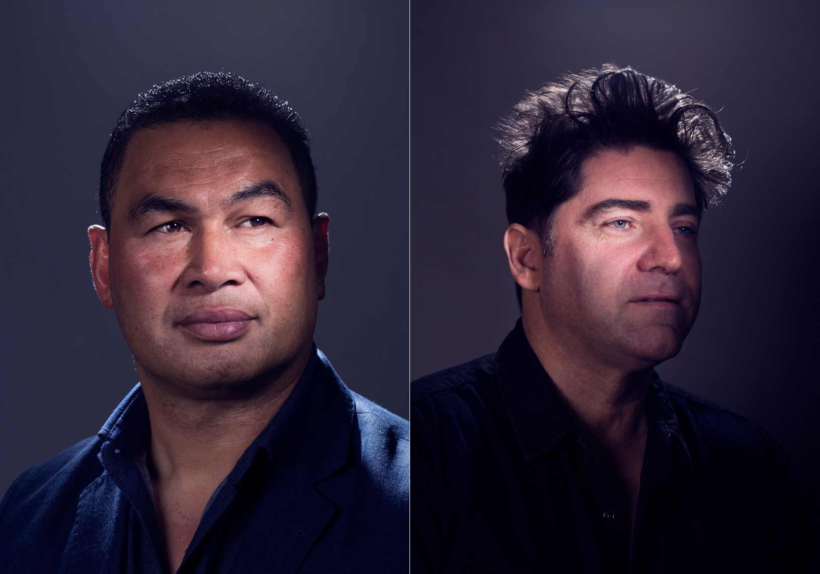 portrait photography: pat lam and brian kennedy